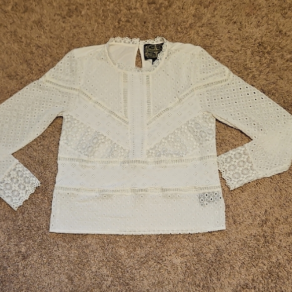 Anthropologie x James Coviello Burnham Lace Top - Picture 3 of 12